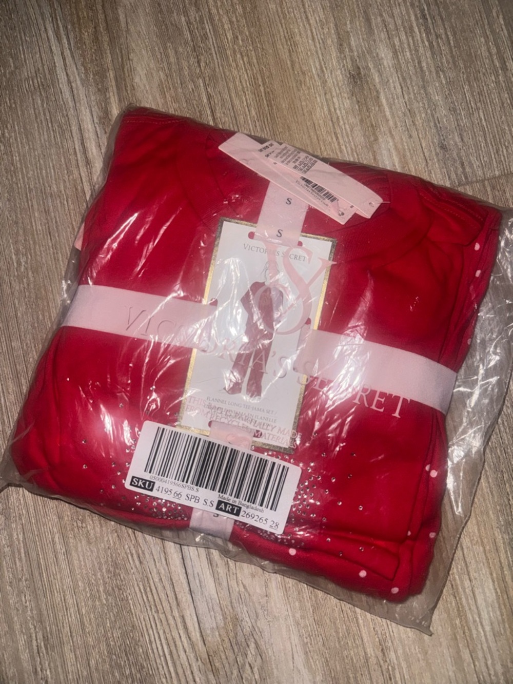 Victoria's Secret Red Polka Dot Pajama Set